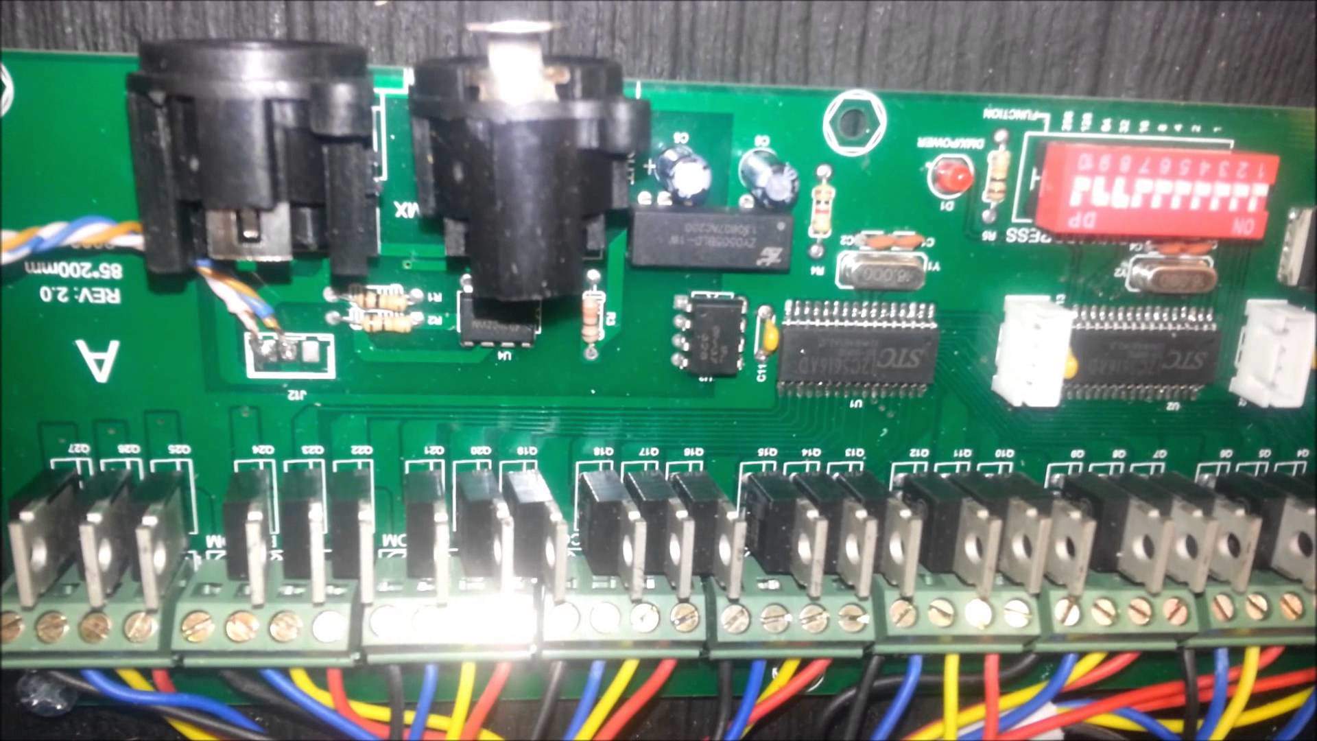 Building a 27 Channel EASY DMX controller for RGB display part 2