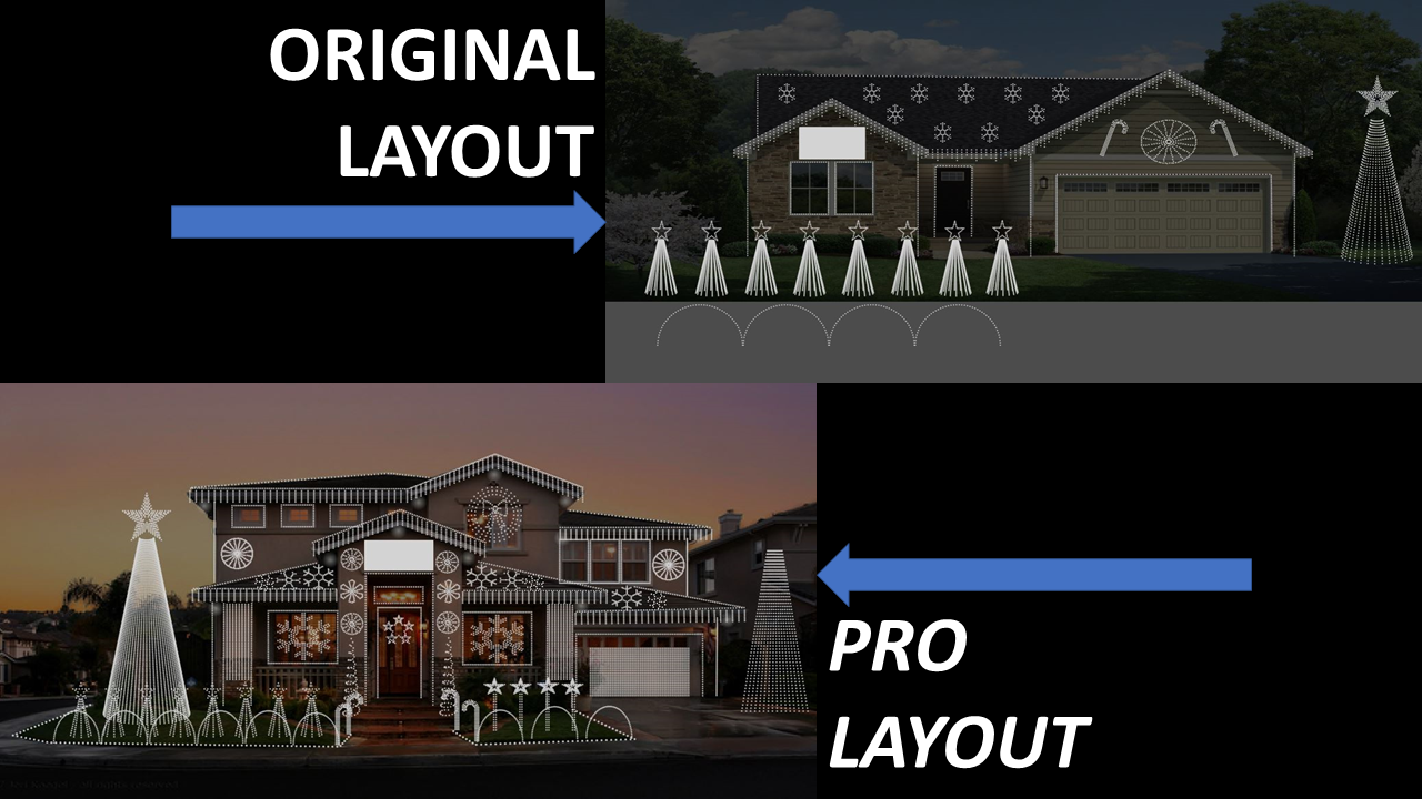 Differences Between Original and Pro Layout