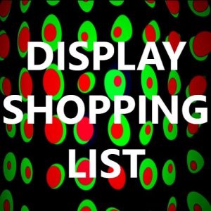 DISPLAY SHOPPING LIST